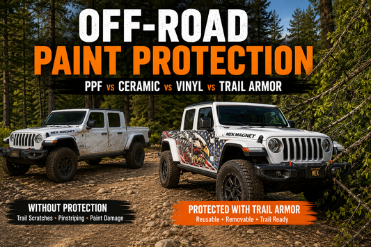 Off-Road Paint Protection Compared: PPF, Ceramic Coating, Vinyl and Removable Trail Armor