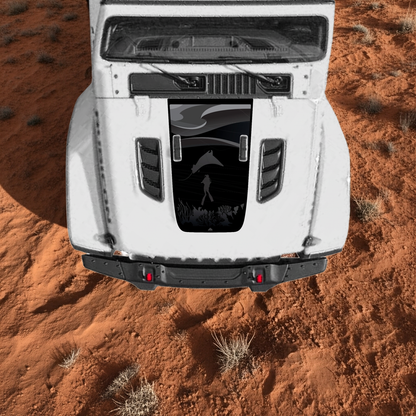 Wrangler & Gladiator Paint Protection Vinyl PPV: JL/JT Hood