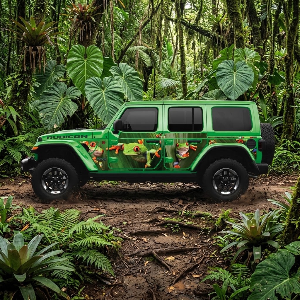 Wrangler JLU Custom Reproductions Removable Trail Armor