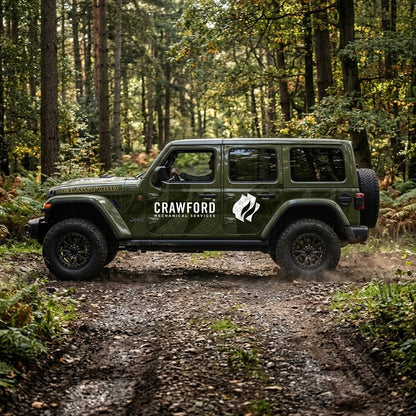 Wrangler JLU Custom Reproductions Removable Trail Armor