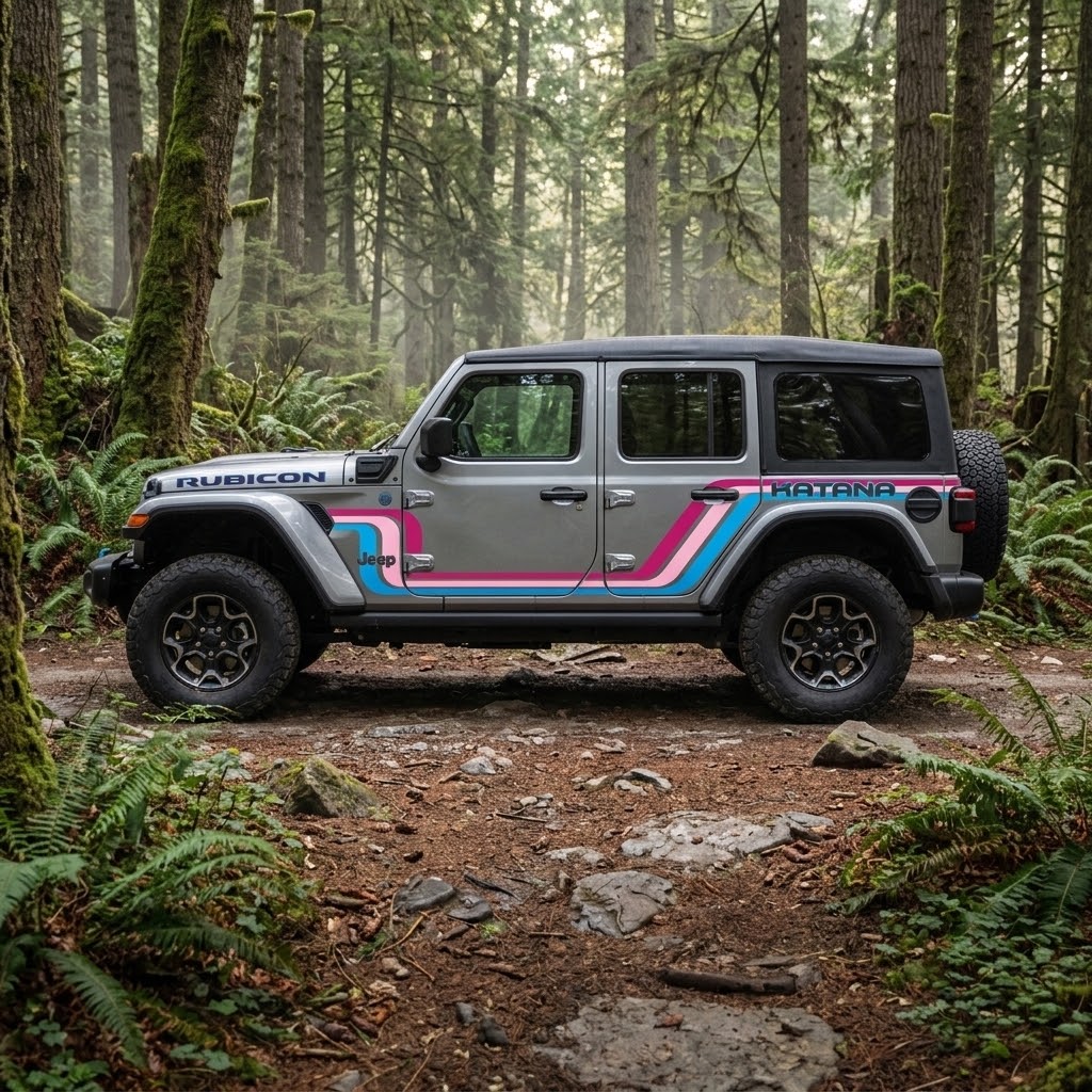 Wrangler JLU Custom Reproductions Removable Trail Armor