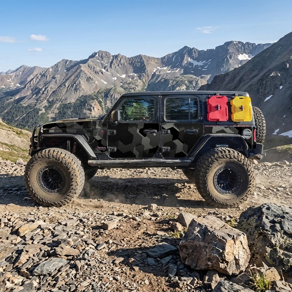 Wrangler JLU Custom Reproductions Removable Trail Armor
