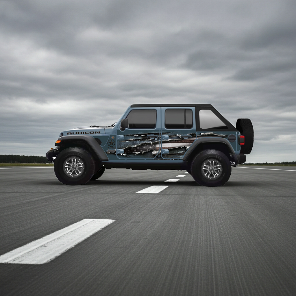 Wrangler JLU Custom Reproductions Removable Trail Armor