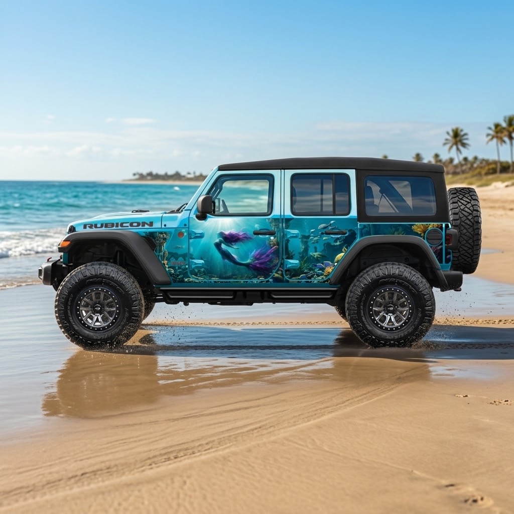Wrangler JLU Custom Reproductions Removable Trail Armor