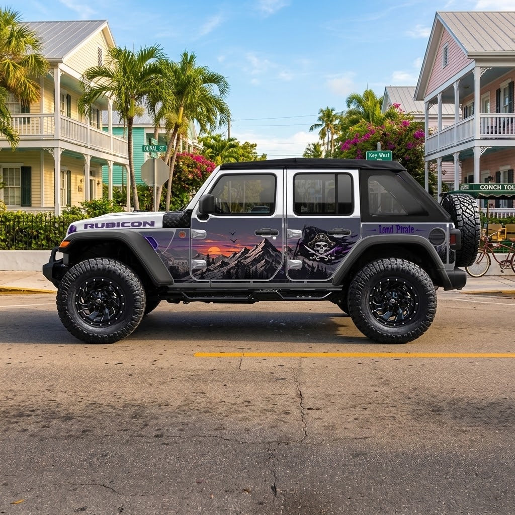 Wrangler JLU Custom Reproductions Removable Trail Armor