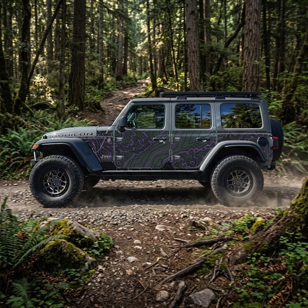 Wrangler JLU Custom Reproductions Removable Trail Armor