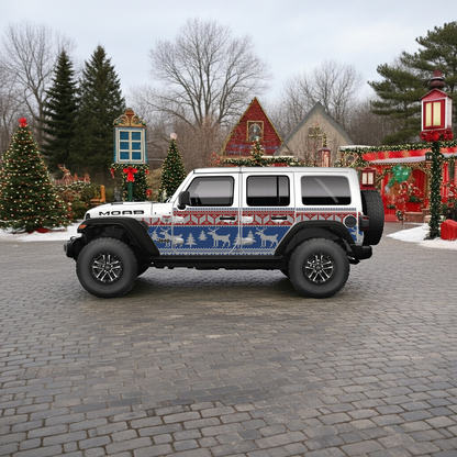 Wrangler JLU Ugly Sweater Holiday Edition Removable Trail Armor