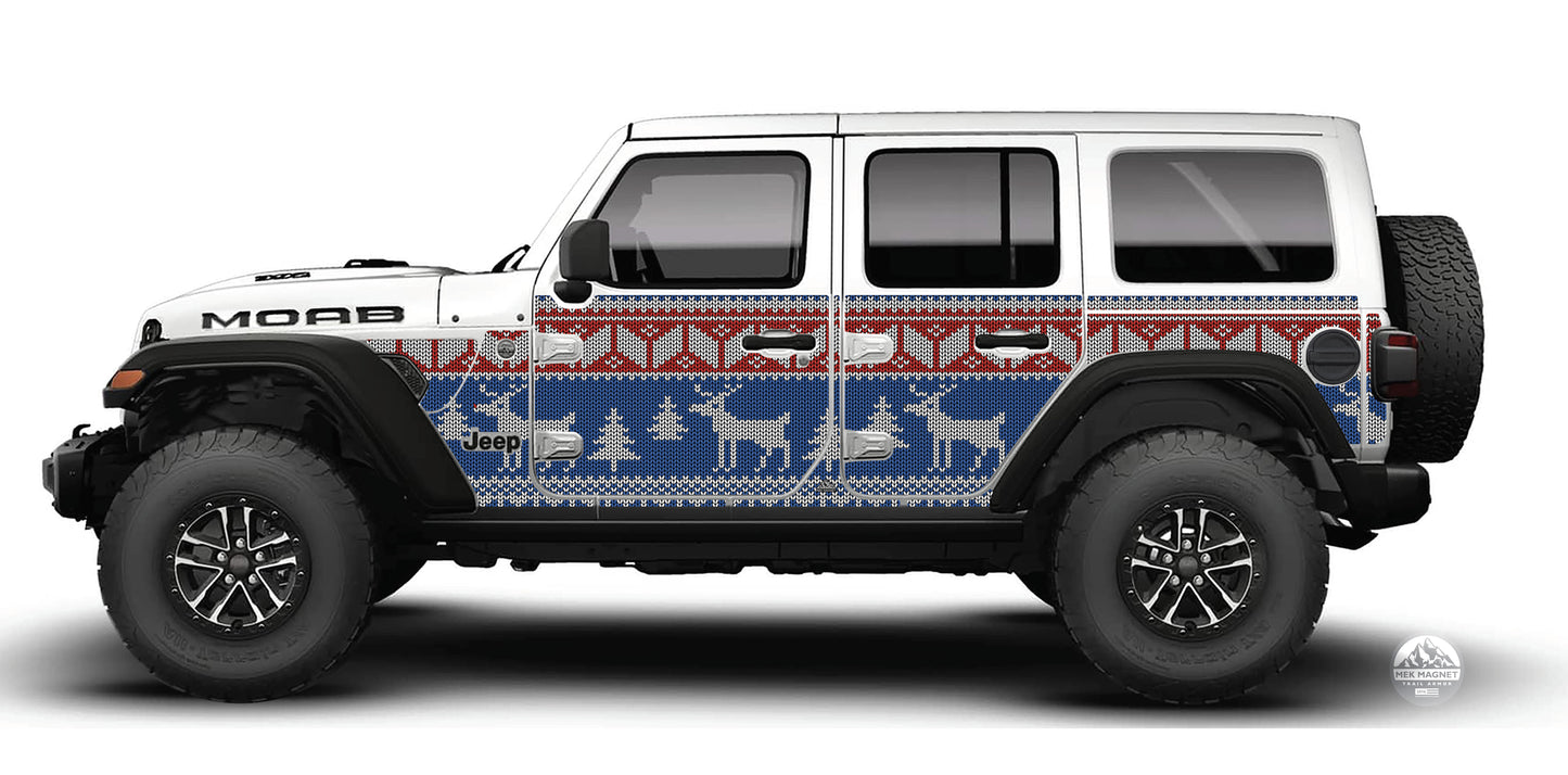 Wrangler JLU Ugly Sweater Holiday Edition Removable Trail Armor
