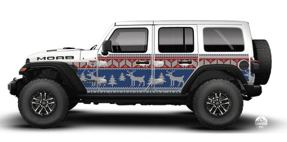 Wrangler JLU Ugly Sweater Holiday Edition Removable Trail Armor