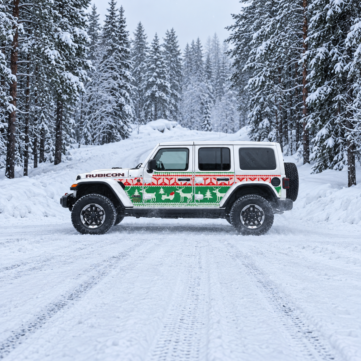 Wrangler JLU Ugly Sweater Holiday Edition Removable Trail Armor