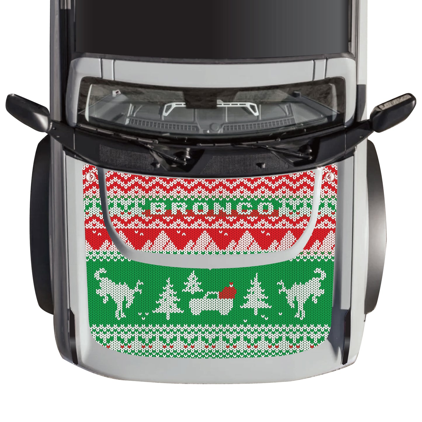 9325 Ugly Sweater Bronco Hood