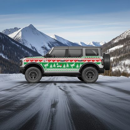 Bronco 4D Ugly Sweater Holiday Edition