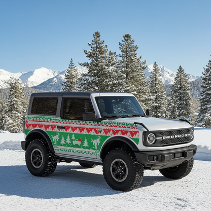 Bronco 2D Ugly Sweater Holiday Edition Removable Trail Armor