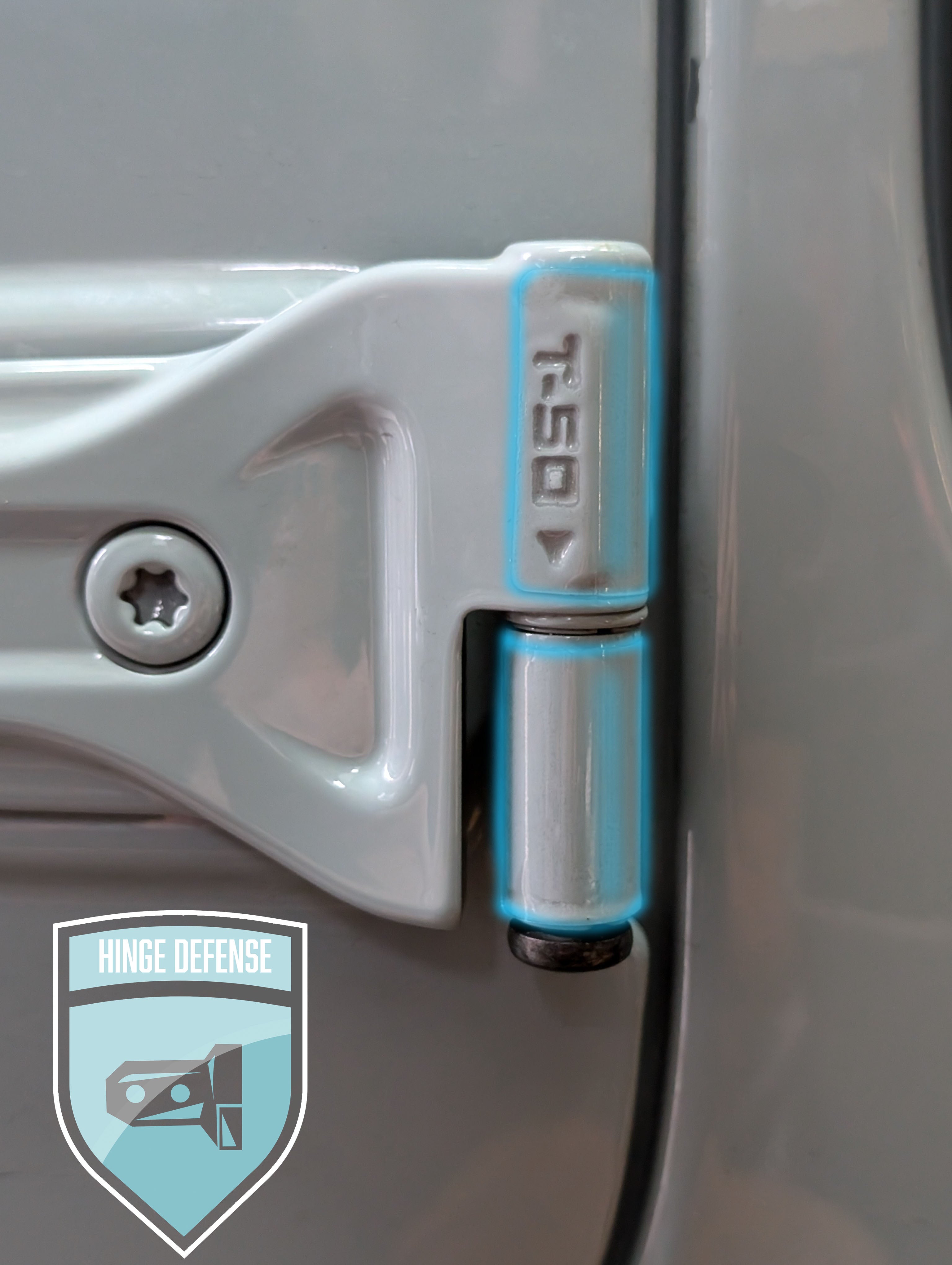 L&B Designworks Hinge Rock Chip Protection Kit - Fits Jeep Wrangler JL and Gladiator JT 2018 & Newer