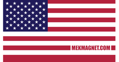MEK Flags red, white & blue