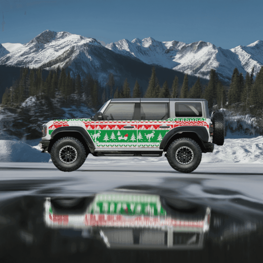 Bronco 4D Ugly Sweater Holiday Edition